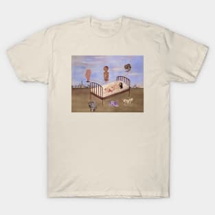 Henry Ford Hospital (The Flying Bed) by Frida Kahlo T-Shirt